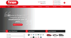 Desktop Screenshot of paragonmotorco.co.uk